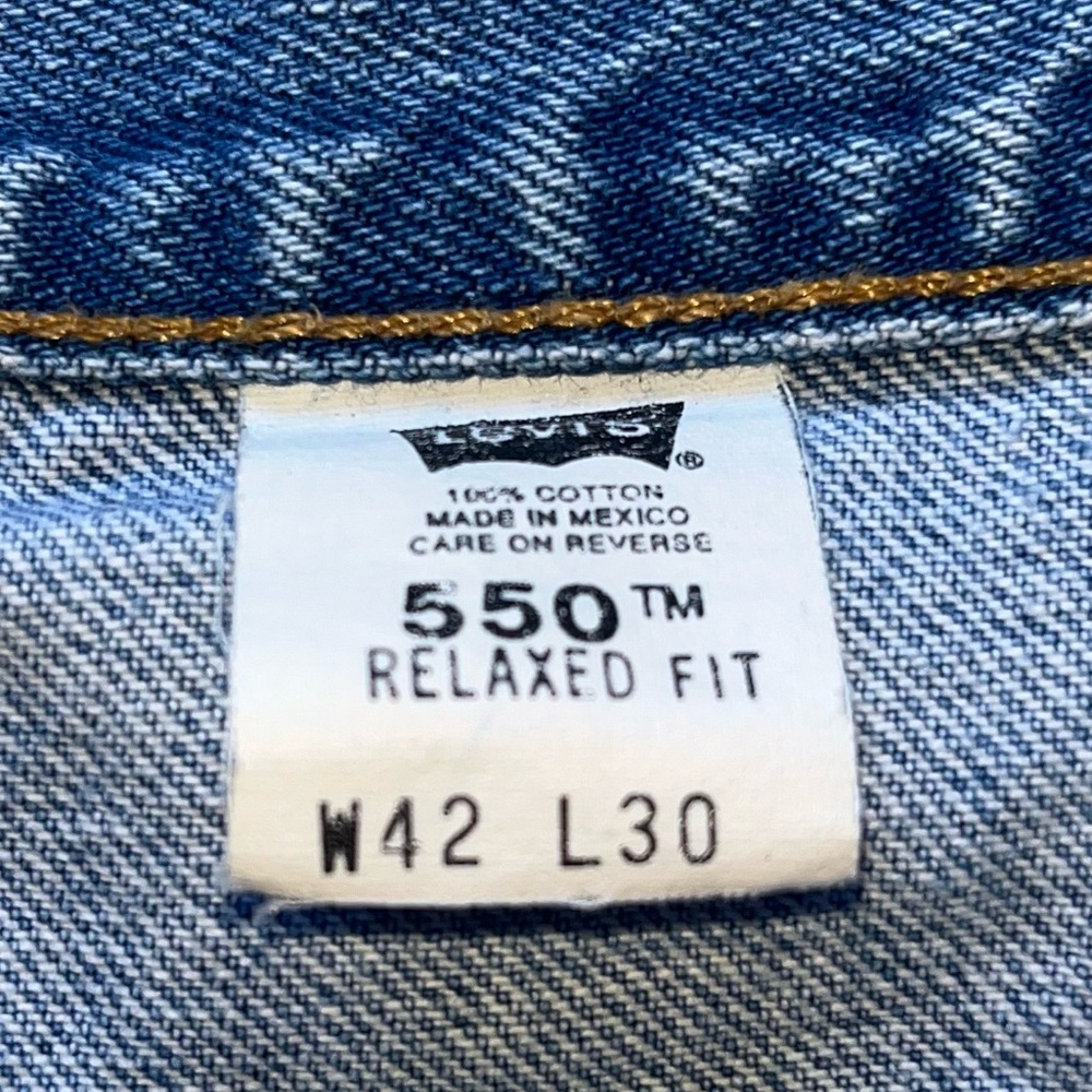 Levi’s Men’s 42X30 relaxed fit light blue jeans - Picture 3 of 7